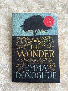 The Wonder by Emma Donoghue - Black & Teal Cover, paperback